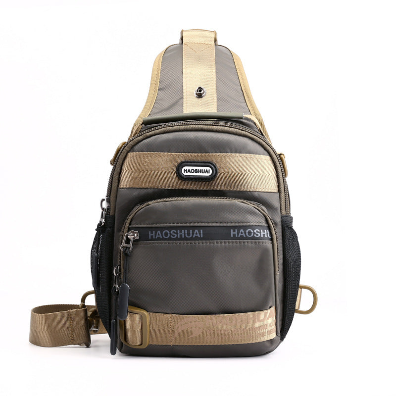 Men's Multifunctional Trendy Waterproof Nylon Cloth Lightweight Men's Chest Bags