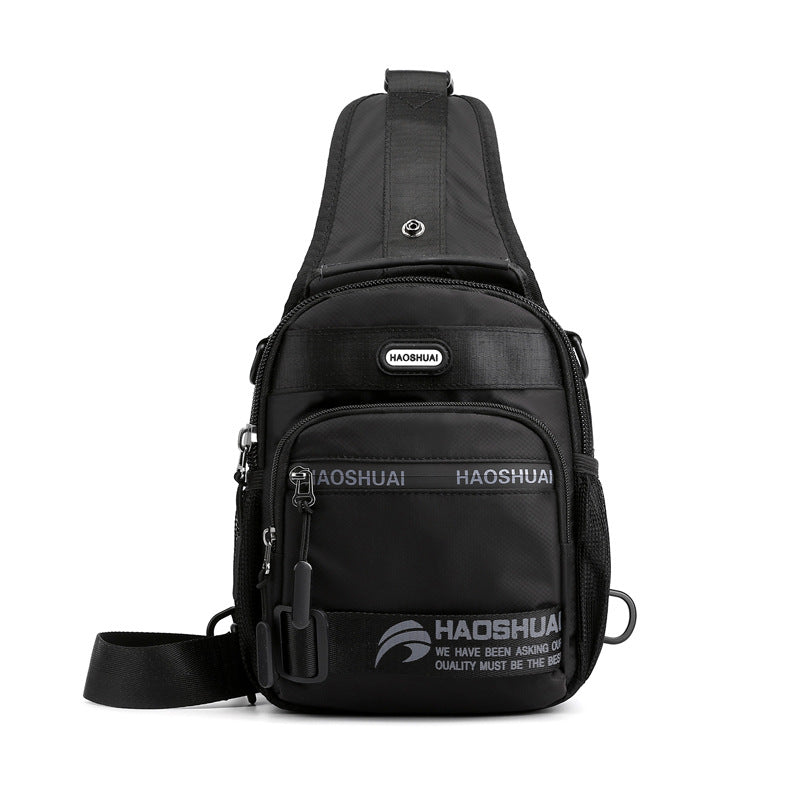 Men's Multifunctional Trendy Waterproof Nylon Cloth Lightweight Men's Chest Bags