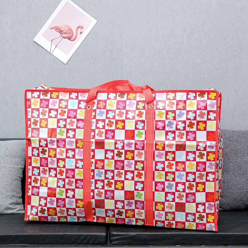 Thickened Waterproof Film Fabric Buggy Printed Travel Bags