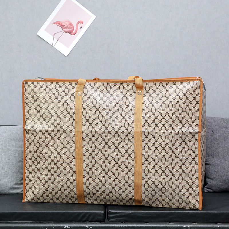Thickened Waterproof Film Fabric Buggy Printed Travel Bags