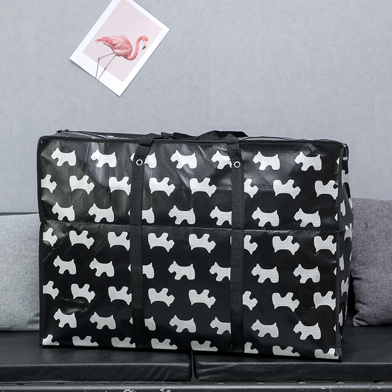 Thickened Waterproof Film Fabric Buggy Printed Travel Bags