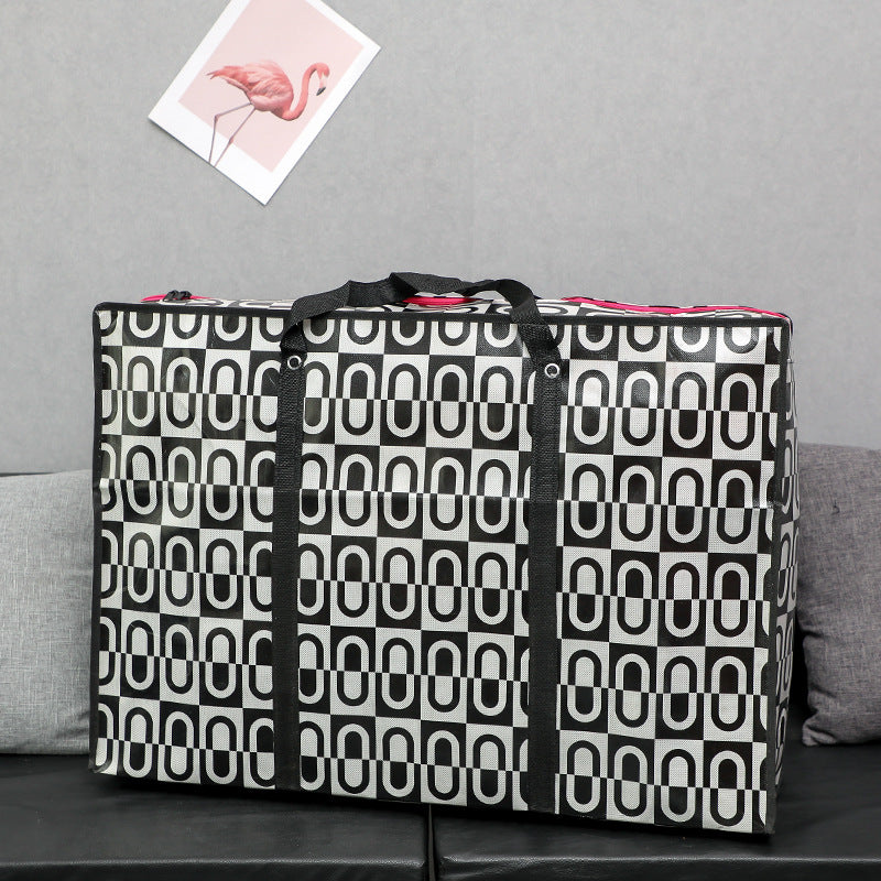 Thickened Waterproof Film Fabric Buggy Printed Travel Bags