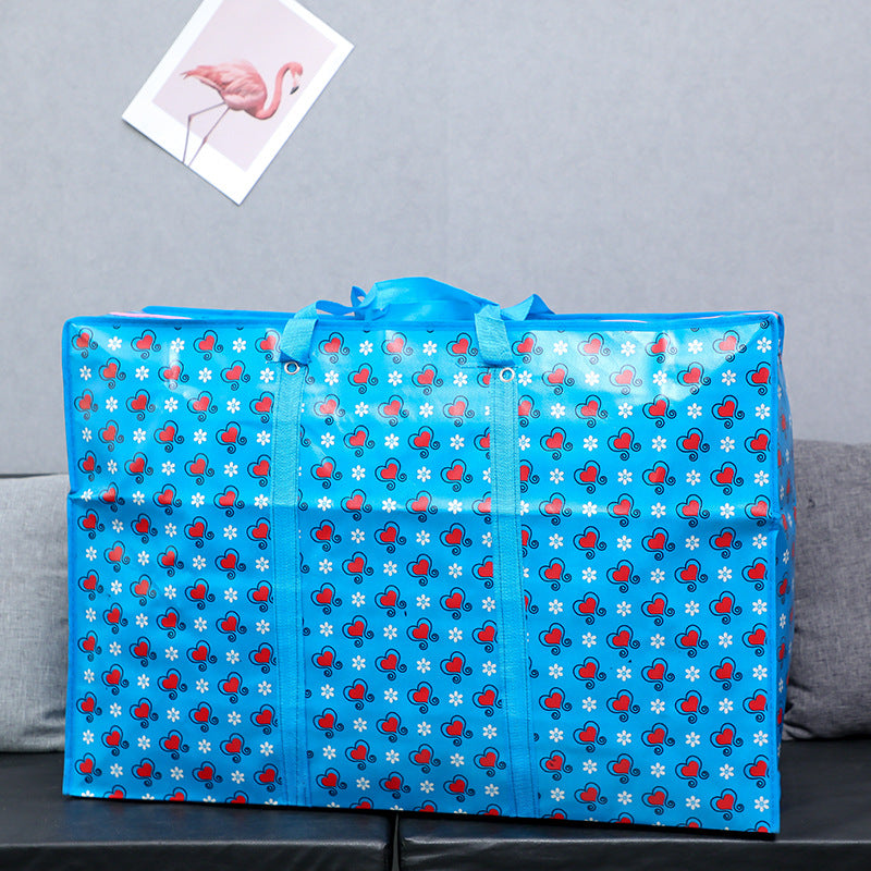 Thickened Waterproof Film Fabric Buggy Printed Travel Bags