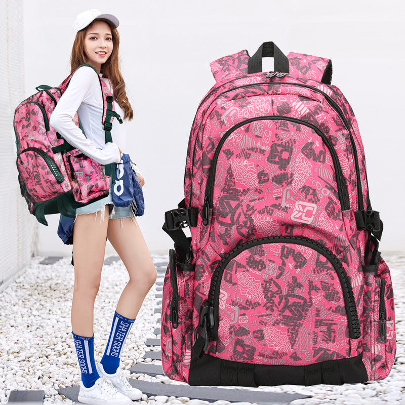 Elegant Pretty Durable Leisure Pink Hiking Backpacks