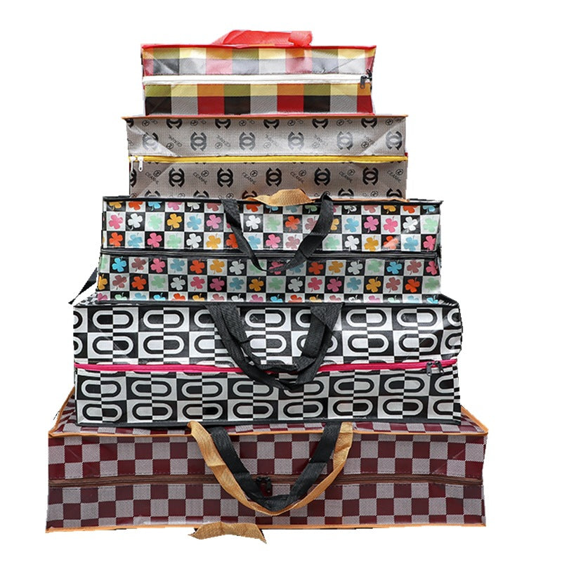 Thickened Waterproof Film Fabric Buggy Printed Travel Bags