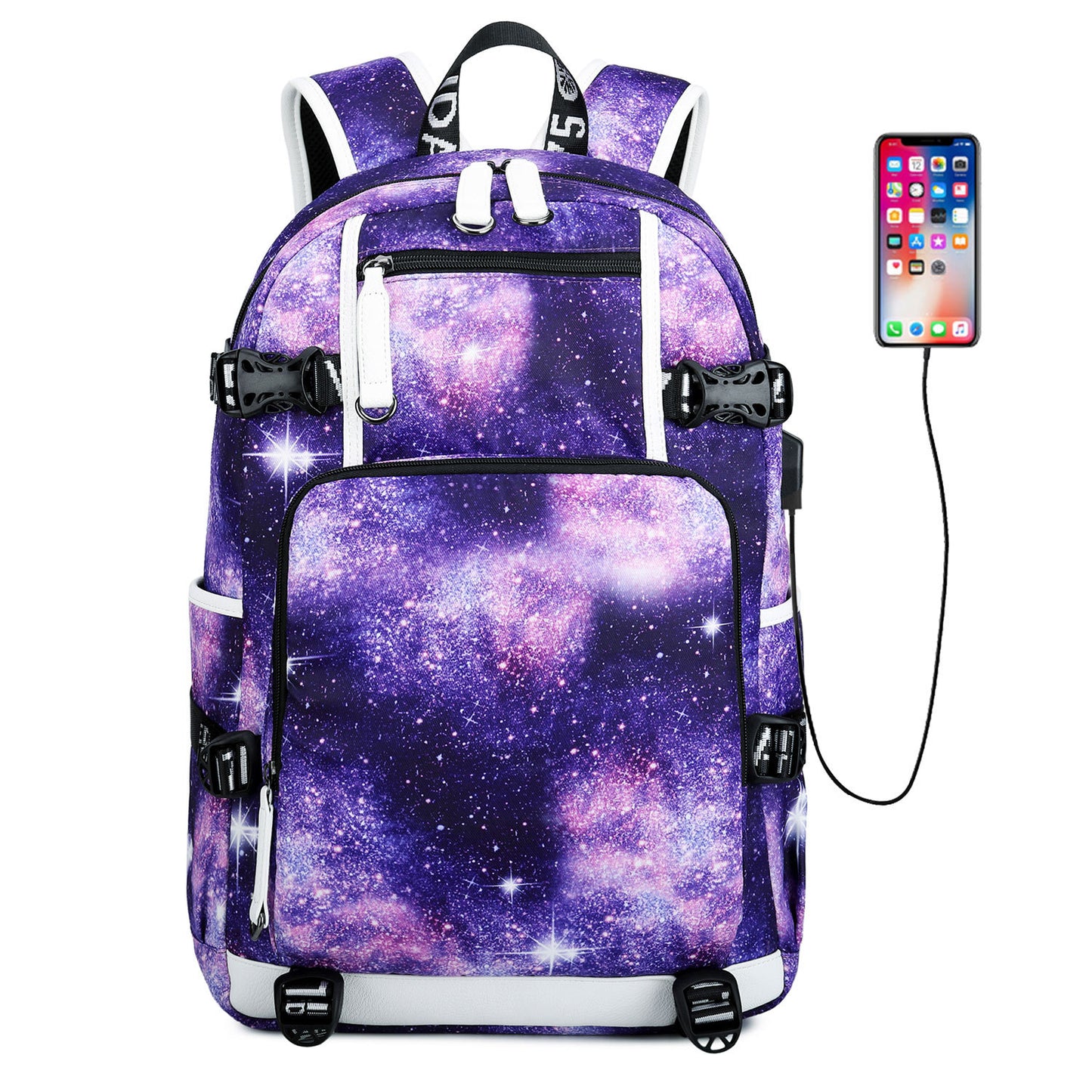 Men's High Thermal Transfer Printing Waterproof Computer Backpacks