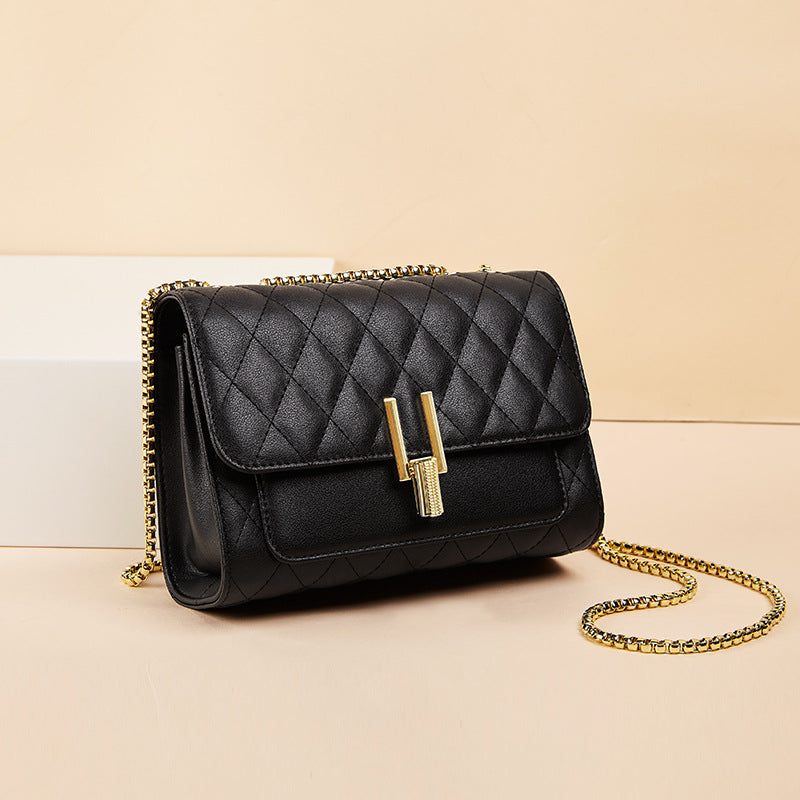 Glamorous Women's Genuine Leather Chain Stylish Shoulder Bags