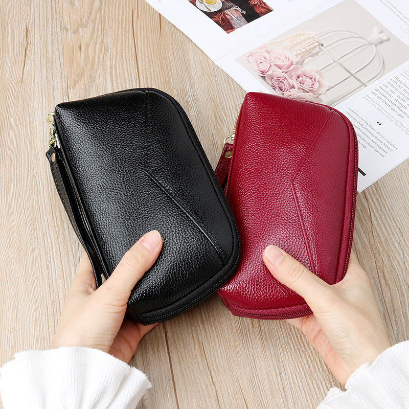 Women's Fashion Long Clutch Large Capacity Shell Handbags