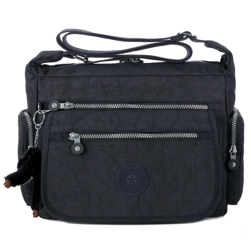Women's Monkey Nylon Cloth Mummy Large Shoulder Bags
