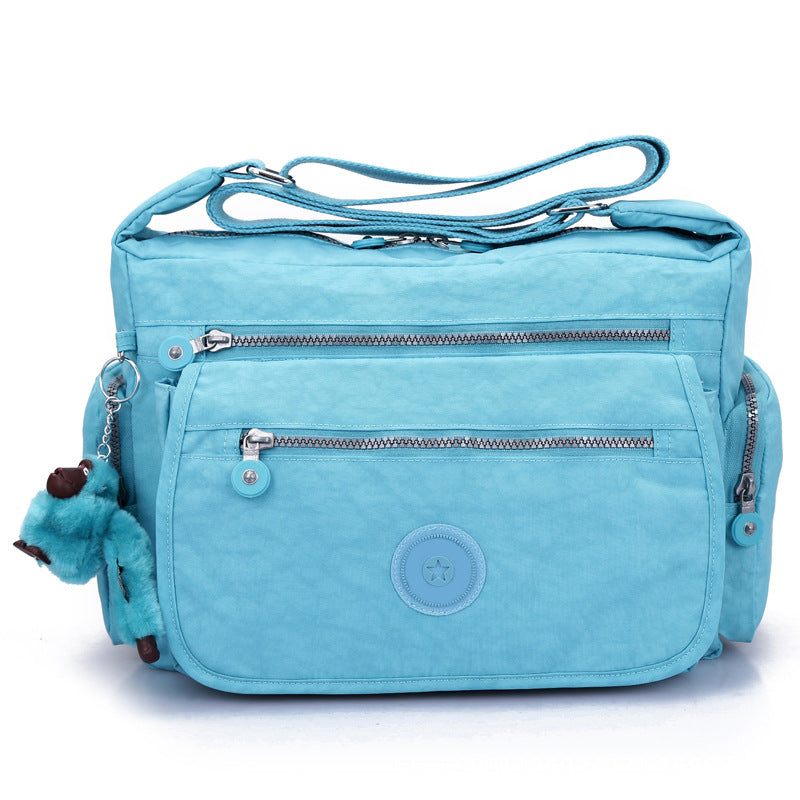 Women's Monkey Nylon Cloth Mummy Large Shoulder Bags