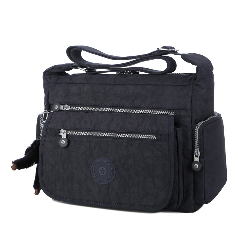 Women's Monkey Nylon Cloth Mummy Large Shoulder Bags