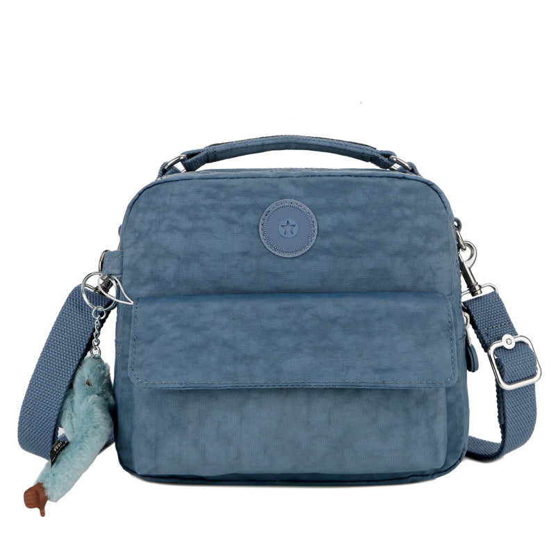 Monkey Nylon Canvas Lightweight Single Portable Crossbody Bags