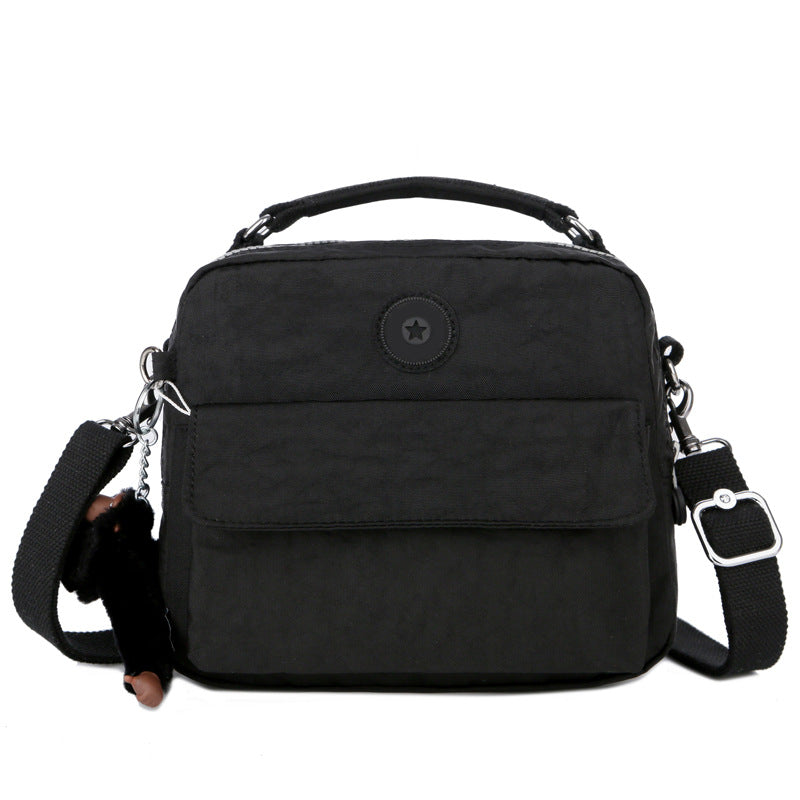 Monkey Nylon Canvas Lightweight Single Portable Crossbody Bags