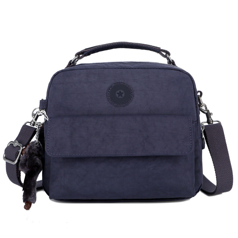 Monkey Nylon Canvas Lightweight Single Portable Crossbody Bags
