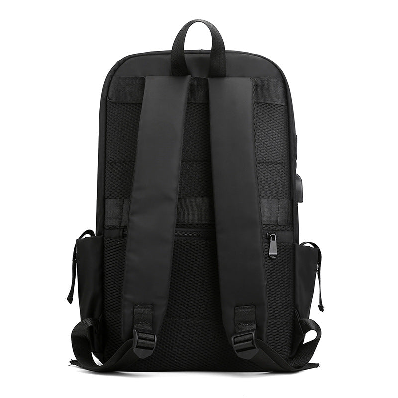 Men's Unique Printed Waterproof Leisure Rechargeable Backpacks