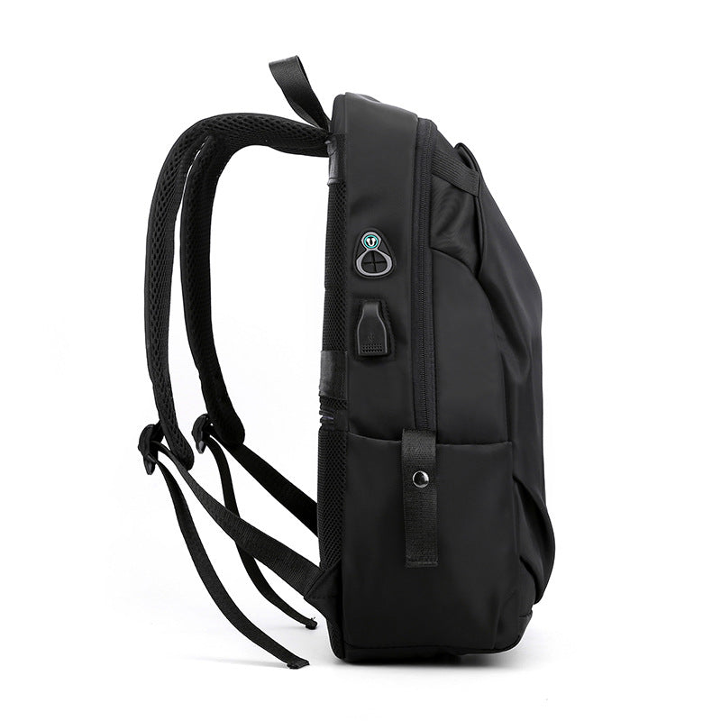 Men's Unique Printed Waterproof Leisure Rechargeable Backpacks