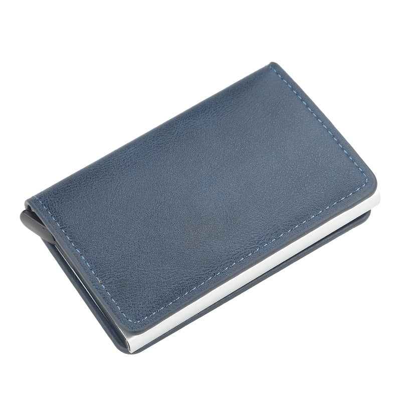 Men's Metal Aluminum Automatic Pop-up Bank Card Holder