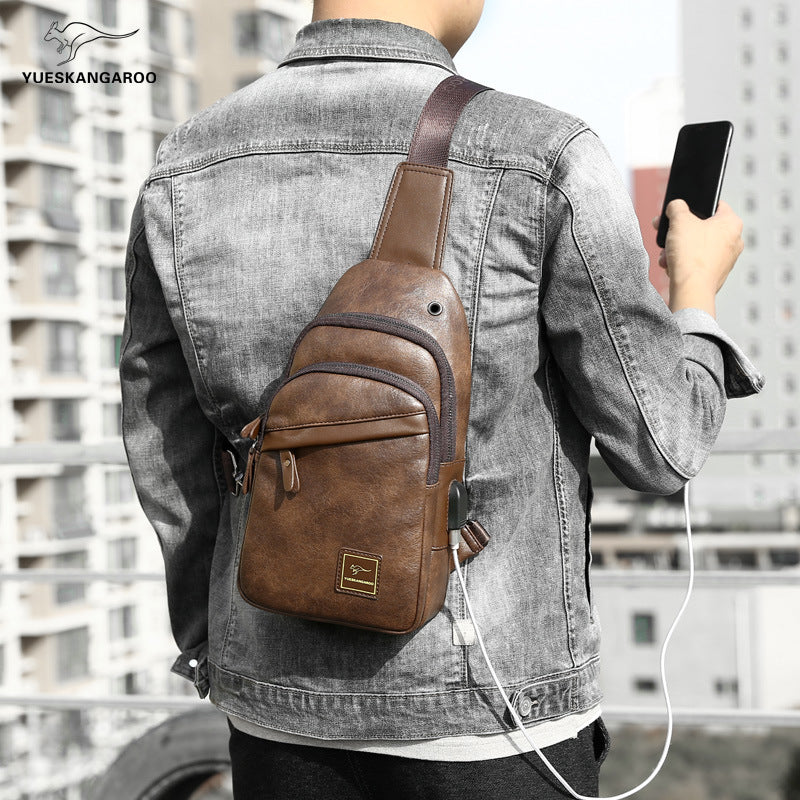 New Stylish Classic Attractive Men's Fashion Men's Chest Bags