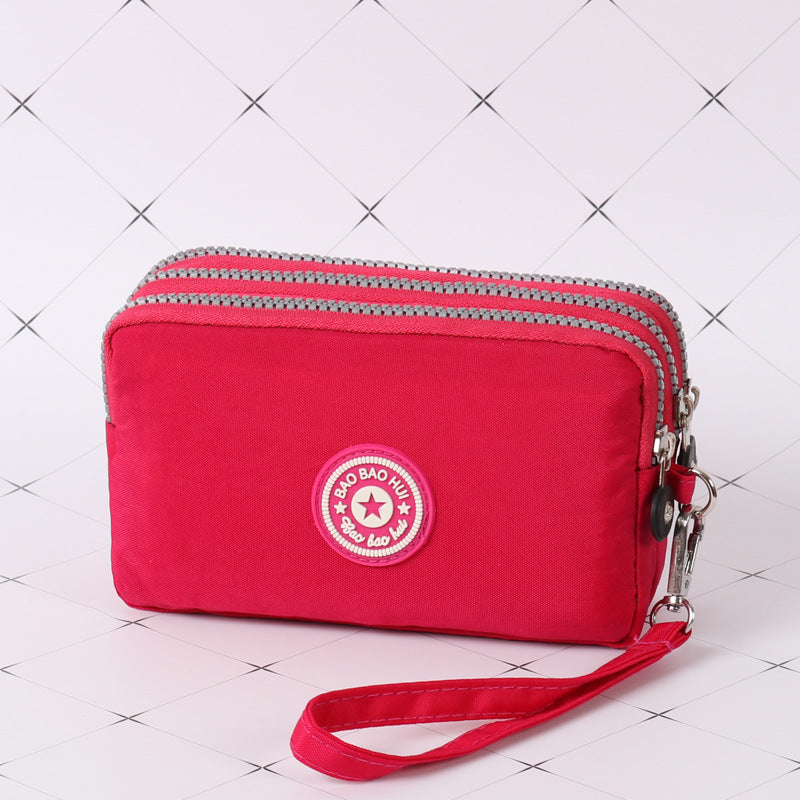 Casual Women's Long Clutch Korean Fabric Ladies Wallets