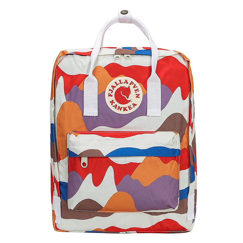 Elegant Fox West Arctic Camouflage Computer Backpacks