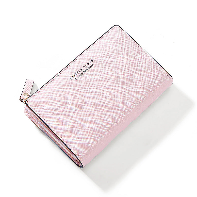 Women's Trendy Short Premium Two Fold Card Holder