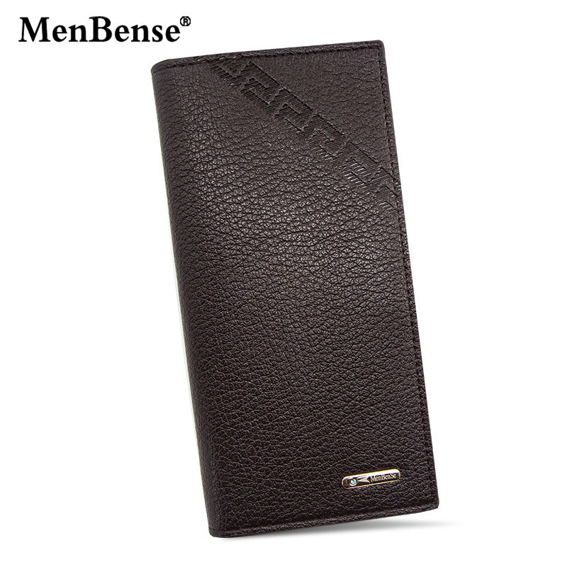 Men's Long Fashion Embossed Magnetic Snap Plus Men's Wallets