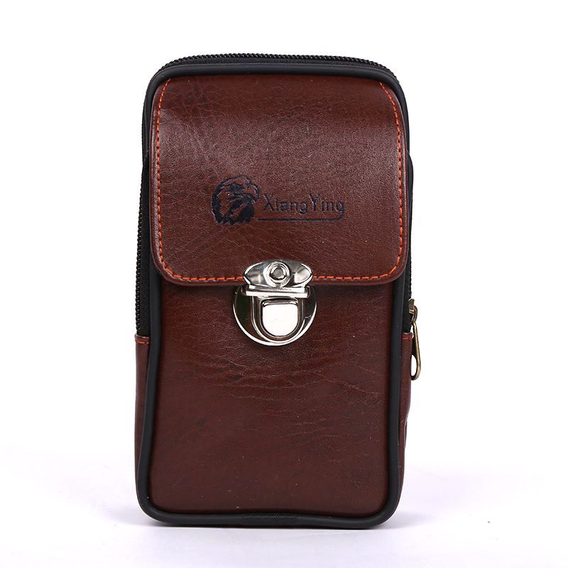 Men's Horizontal Vertical Version Zipper Mobile Stall Men's Waist Packs