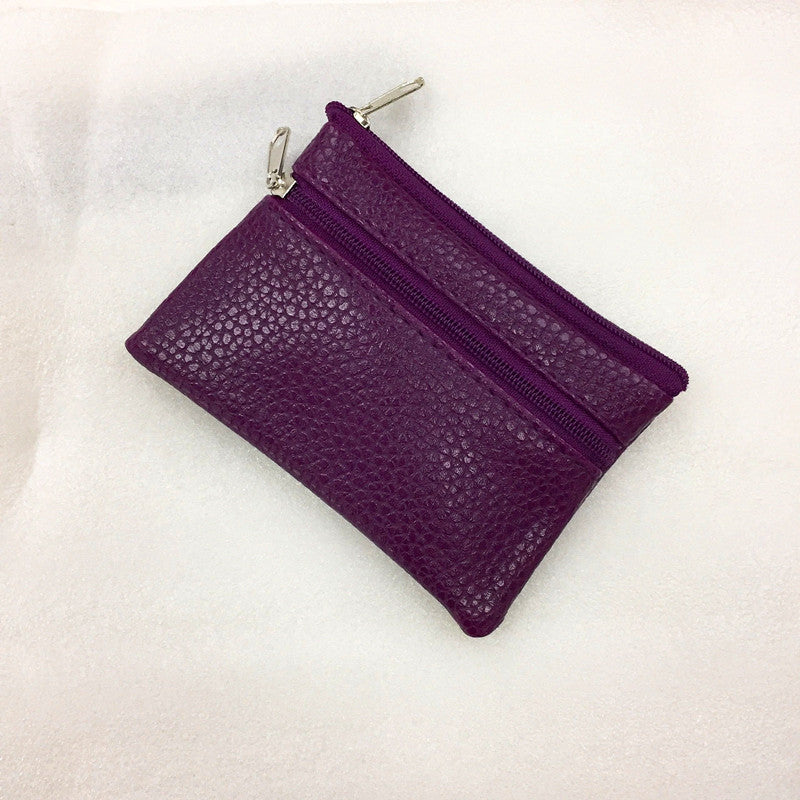 Women's Zipper Mini Clutch Cute Grandma Coin Purses