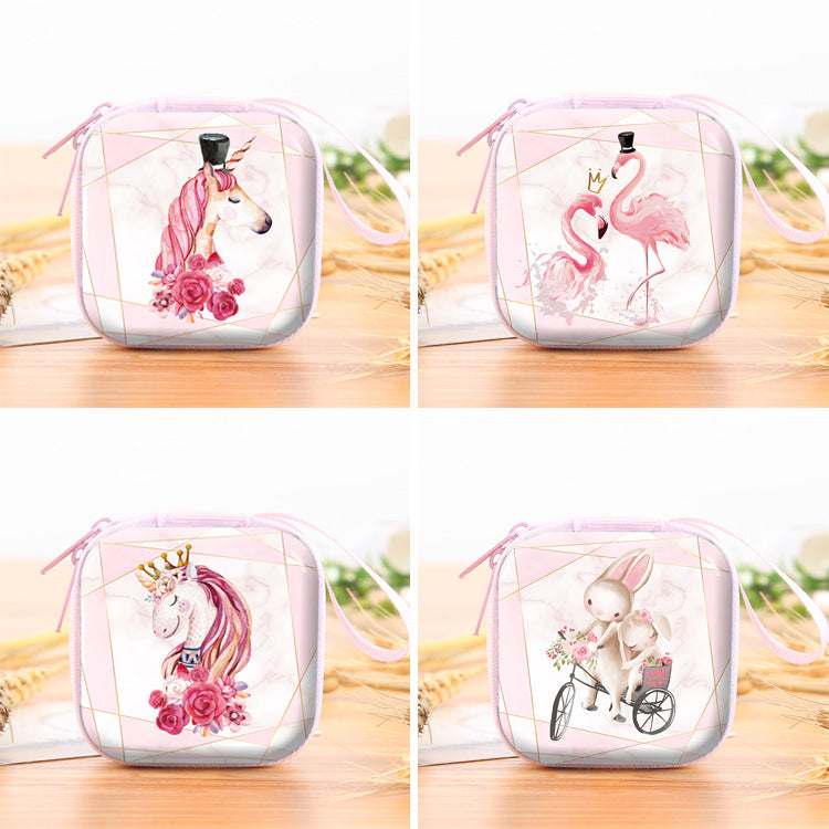 Slouchy Astronaut Tinplate Zipper Portable Storage Coin Purses