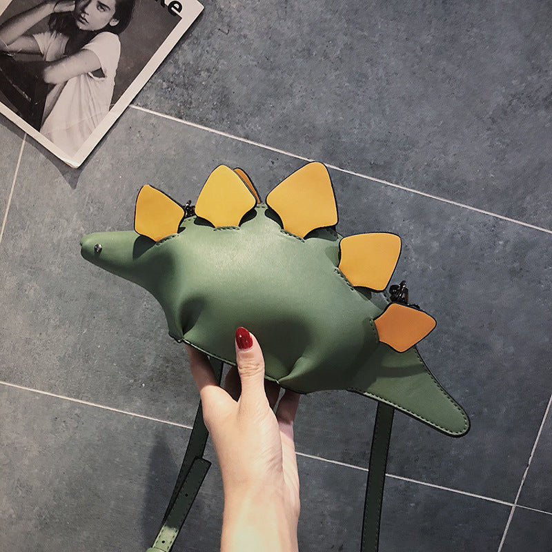 Female Eccentric Personality Mobile Cartoon Dinosaur Bags