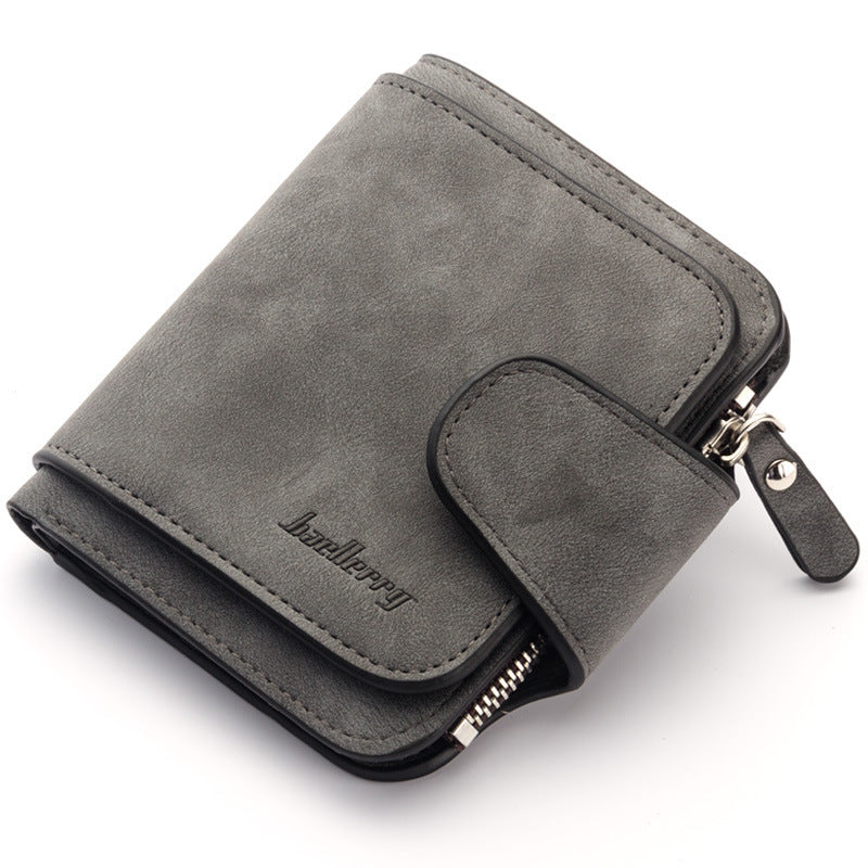Women's Korean Matte Leather Cute Refreshing Ladies Wallet