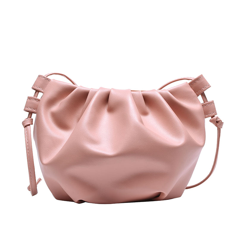 Women's Pleated Versatile Korean Style Trendy Shoulder Bags