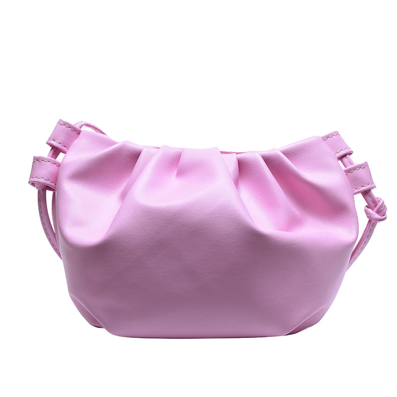 Women's Pleated Versatile Korean Style Trendy Shoulder Bags
