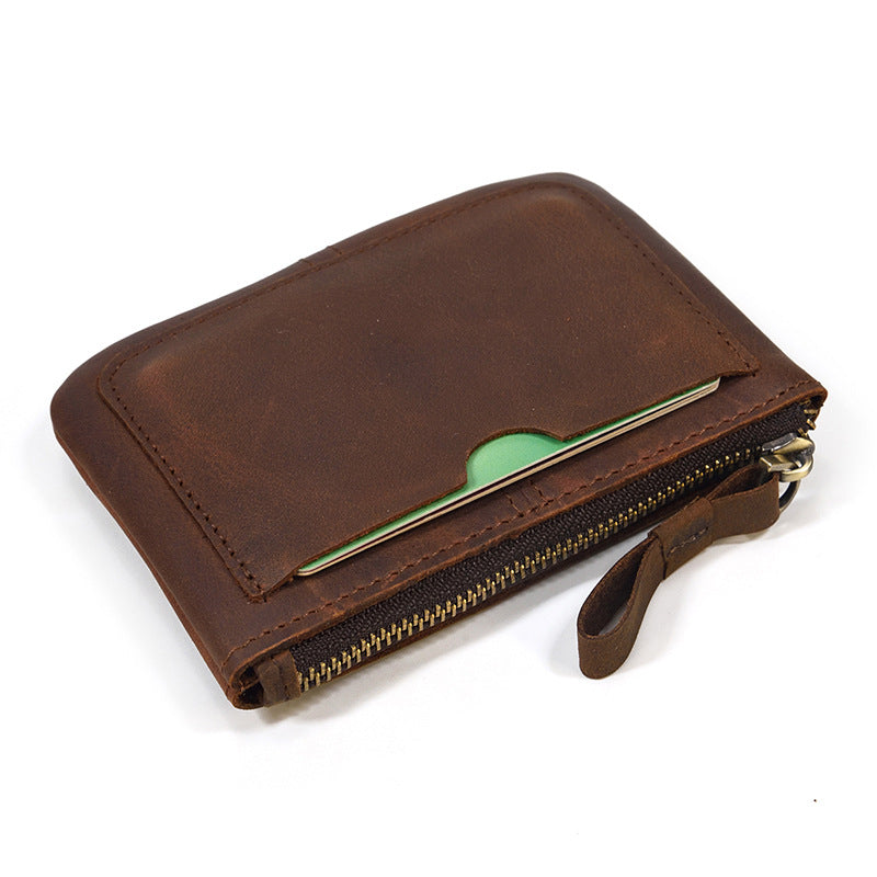 Women's & Men's & Horse Leather Genuine First Layer Ladies Wallets