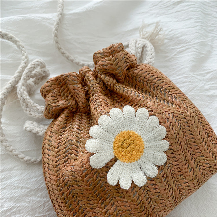 Straw Female Popular Super Knitted Versatile Shoulder Bags