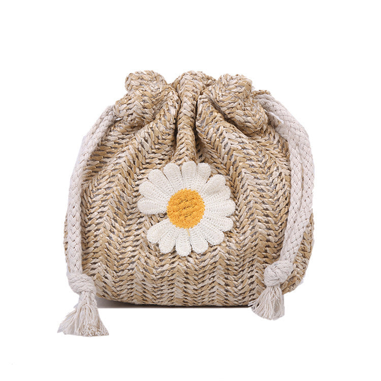 Straw Female Popular Super Knitted Versatile Shoulder Bags