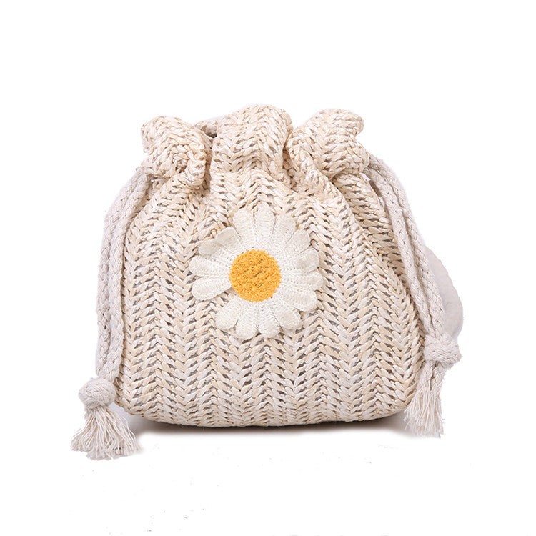 Straw Female Popular Super Knitted Versatile Shoulder Bags