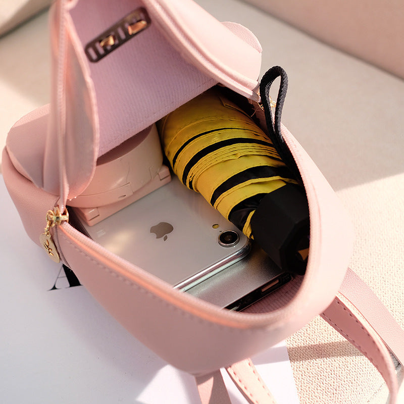 Fashion Women's Unique Cool Portable Bow Backpacks