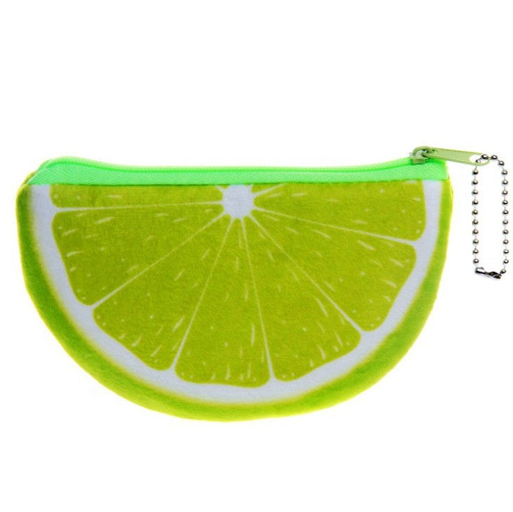 Style Cute Storage Fruit Cartoon Plush Coin Purses