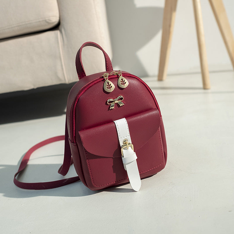 Fashion Women's Unique Cool Portable Bow Backpacks
