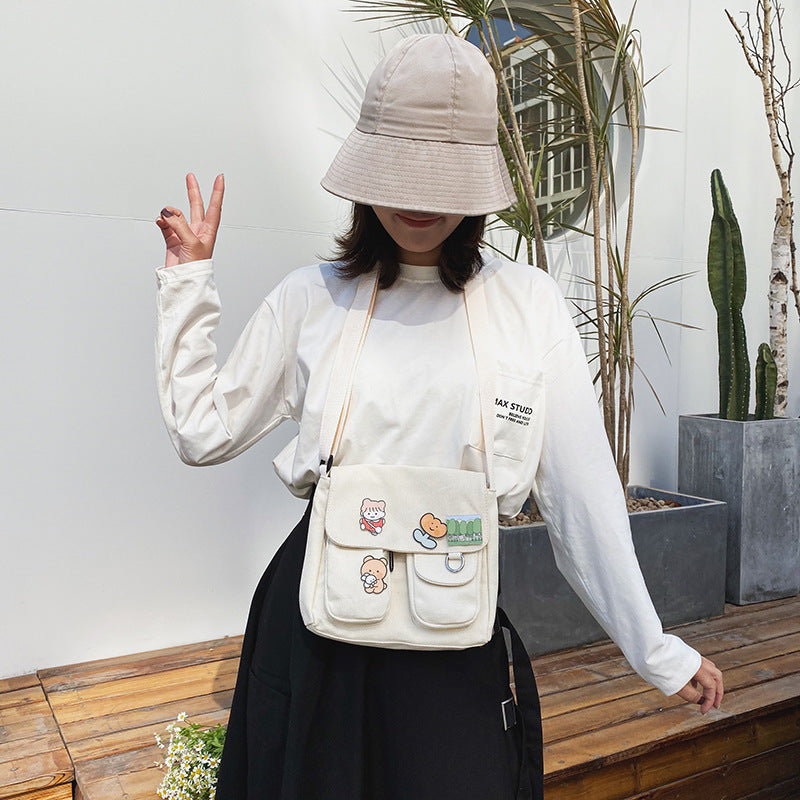 Women's Cute Vintage Style Korean Canvas Bags