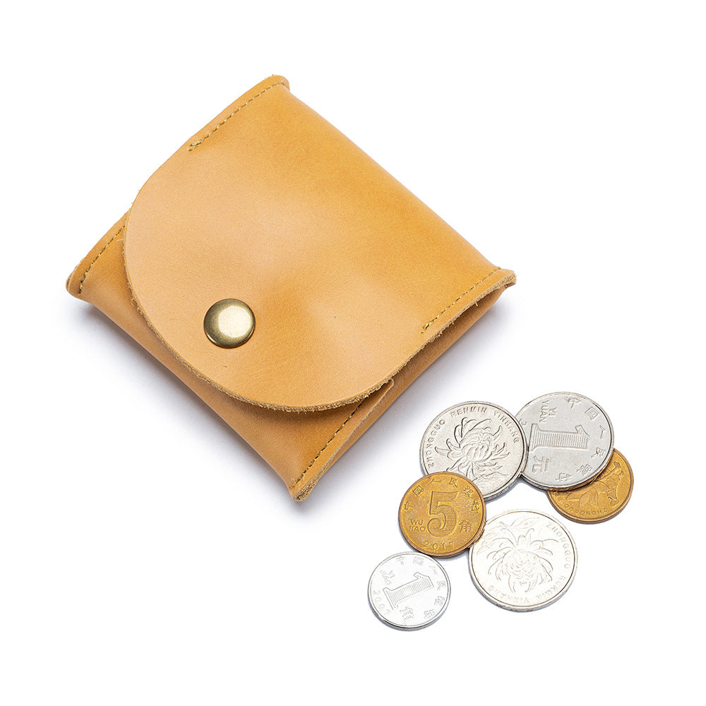 Versatile Cowhide Mini Earphone Genuine Leather Coin Purses