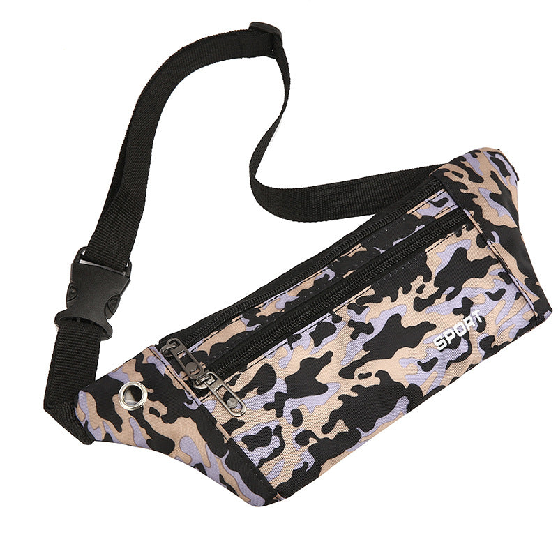Women's Fashion Spring Camouflage Running Mobile Printed Bags