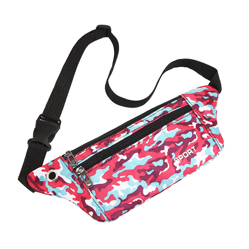 Women's Fashion Spring Camouflage Running Mobile Printed Bags