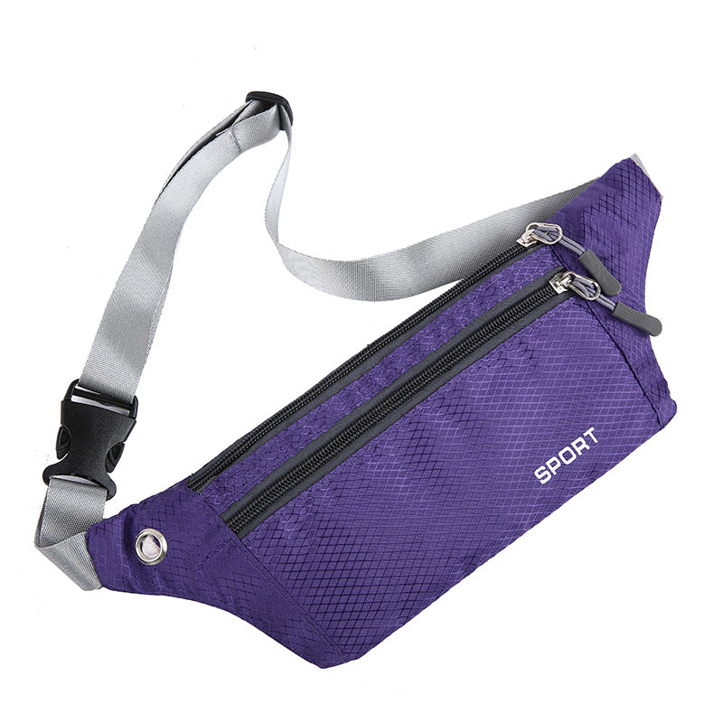 Fashion Running Leisure Invisible Sport Plaid Bags