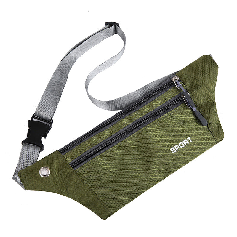 Fashion Running Leisure Invisible Sport Plaid Bags