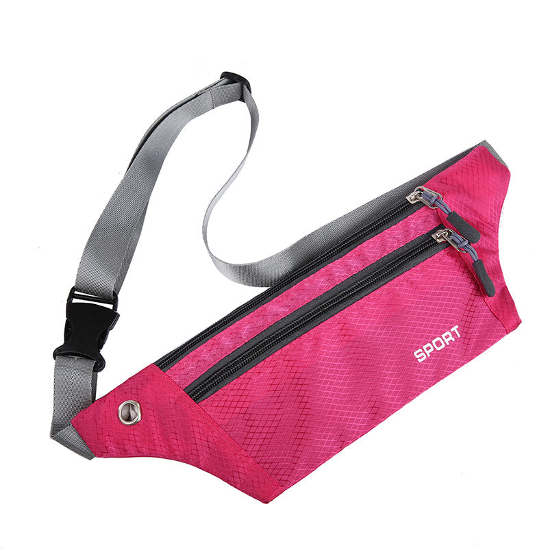 Fashion Running Leisure Invisible Sport Plaid Bags
