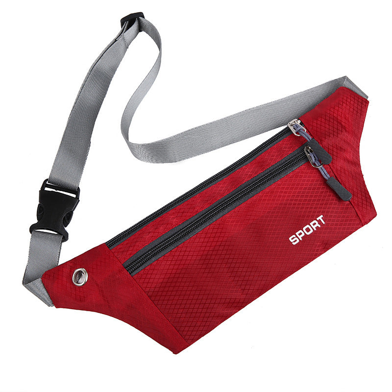 Fashion Running Leisure Invisible Sport Plaid Bags