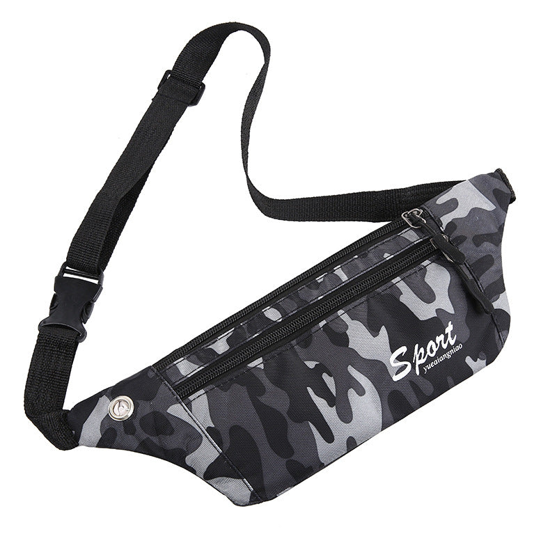 Men's Personalized Camouflage Waterproof Running Cashier Mobile Men's Waist Packs