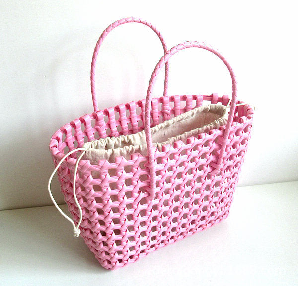 Weaving Hollow Basket Vegetable Hand-woven Beach Handbags